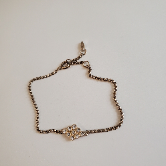 Dainty Fossil Gold Sparkle Bracelet - Picture 2 of 3
